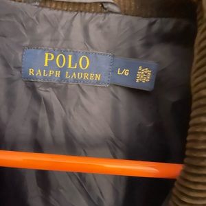 Polo vest blue men's